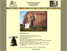 Tablet Screenshot of klokkemuseum.dk